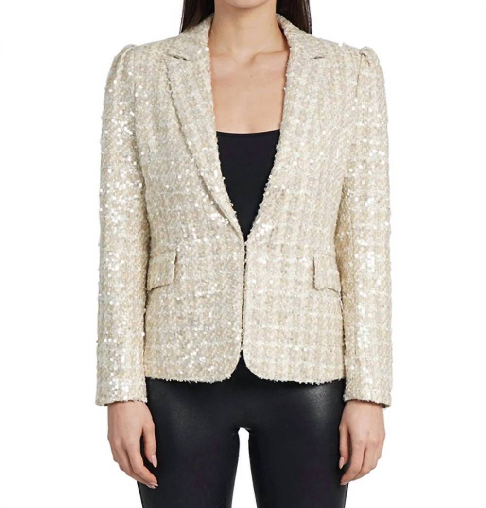 NEW LOVE TOKEN jensen blazer in beige
